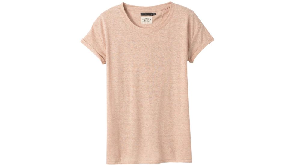prAna Cozy Up T-Shirt - Womens, Champagne Heather, Medium, W13180737-CWHT-M