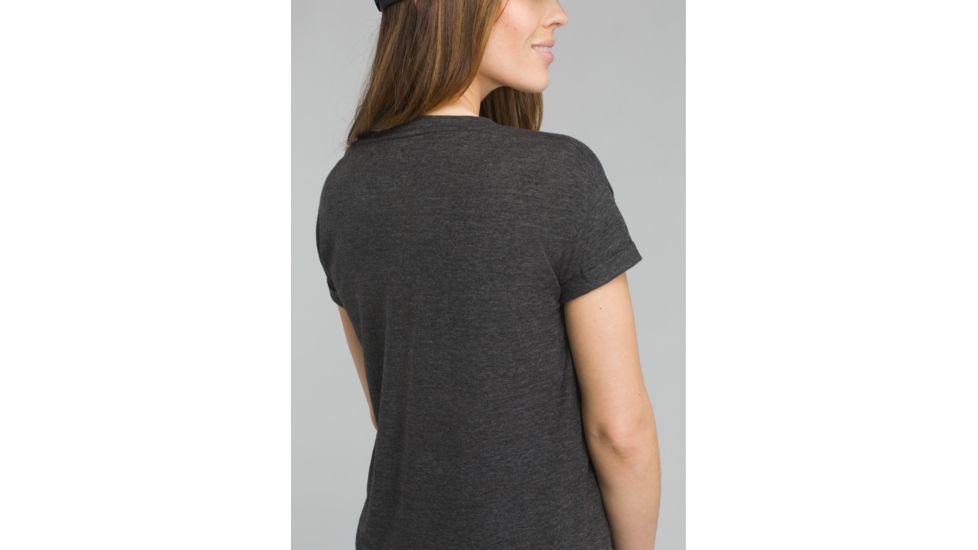 prAna Cozy Up T-shirt - Womens, Charcoal Heather, Medium, W13180737-CCHT-M