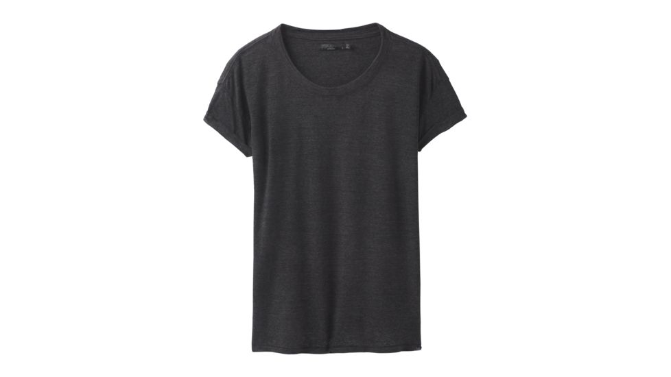 prAna Cozy Up T-shirt - Womens, Charcoal Heather, Medium, W13180737-CCHT-M