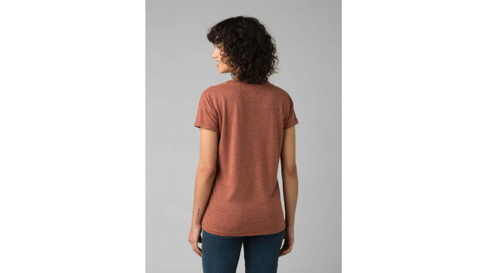 prAna Cozy Up T-Shirt - Womens, Liqueur Heather, Medium, W13180737-LQHT-M