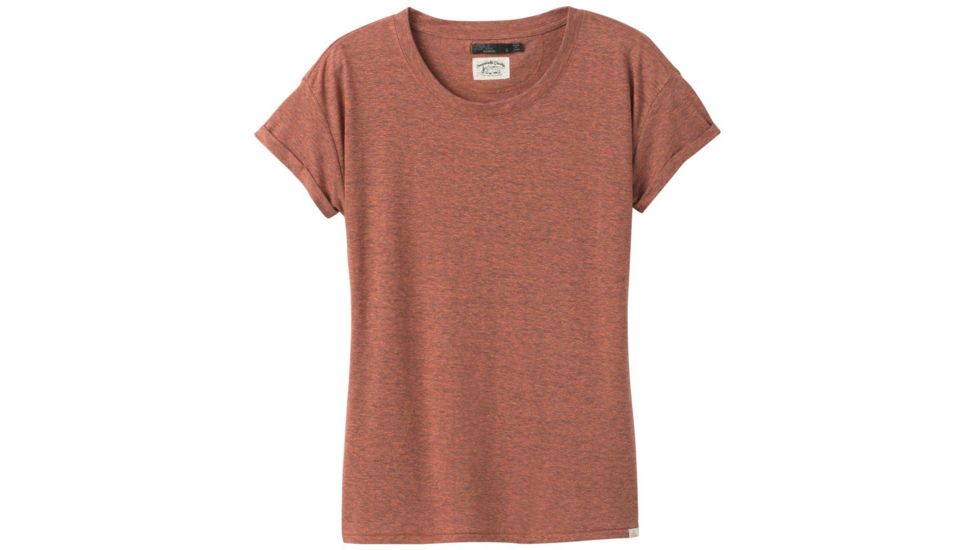 prAna Cozy Up T-Shirt - Womens, Liqueur Heather, Medium, W13180737-LQHT-M