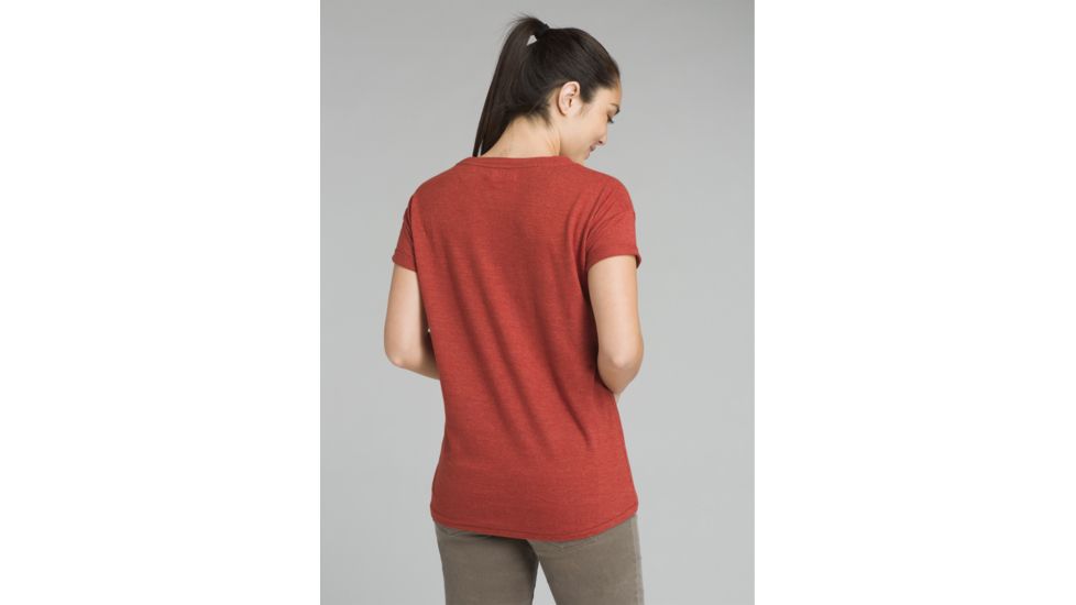 prAna Cozy Up T-shirt - Womens, Mulled Wine Heather, Medium, W13180737-MWHT-M
