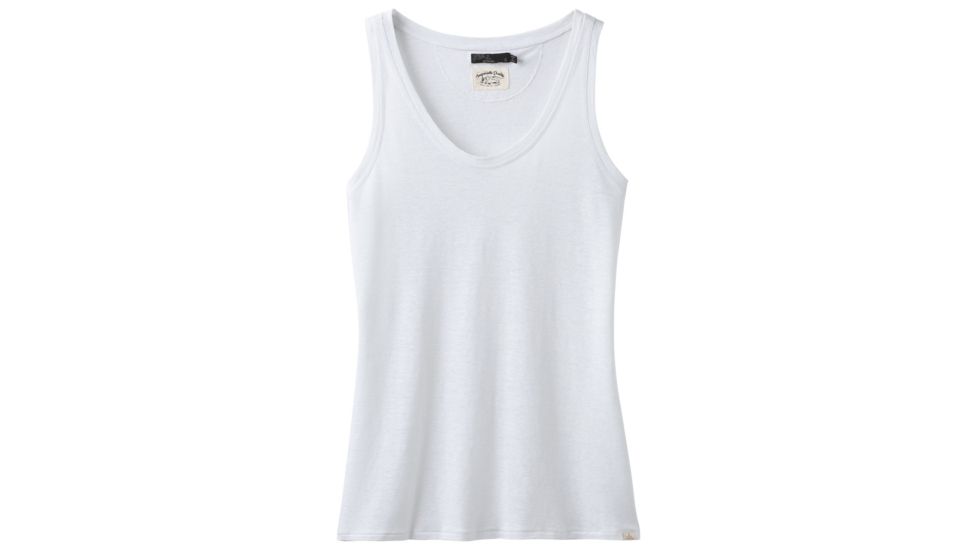 prAna Cozy Up Tank, White, XLarge, W11190754 -100-XL