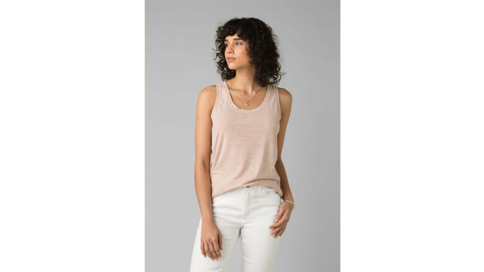 prAna Cozy Up Tank - Womens, Champagne Heather, Small, W11190754-CWHT-S