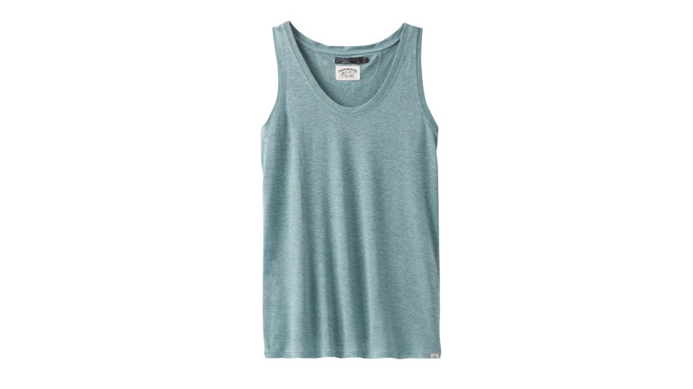 prAna Cozy Up Tank - Womens, Iced Aqua Heather, Large, W11190754 -431-L