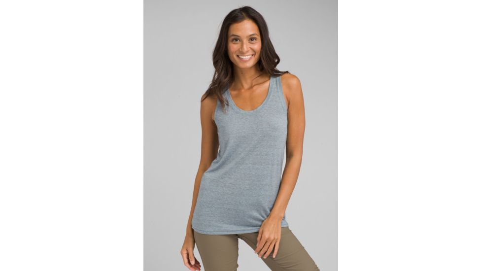 prAna Cozy Up Tank - Womens, Vintage Blue Heather, Medium, W11190754-VBHT-M