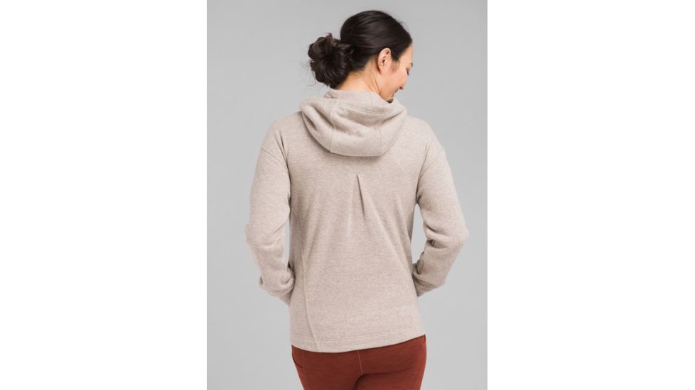 prAna Cozy Up Zip Up Jacket - Womens, Oatmeal Heather, Medium, W23180581-OAHT-M