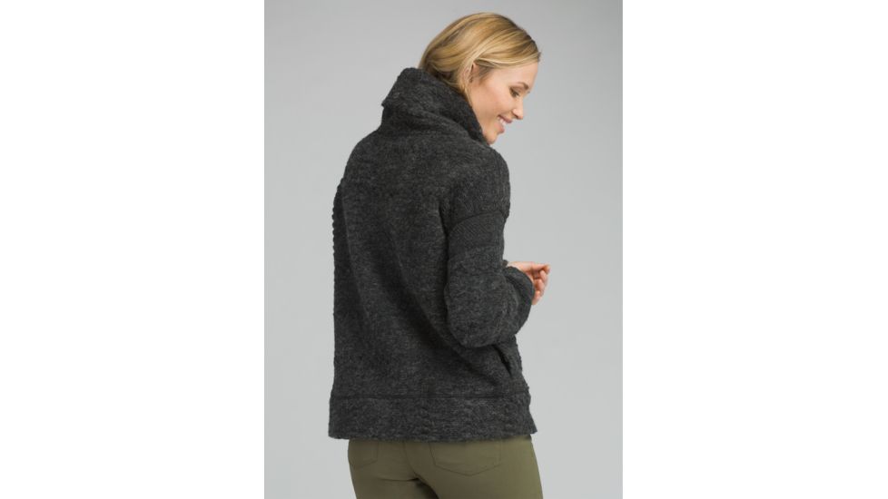 prAna Crestland Pullover - Womens, Charcoal Heather, Medium, W23180548-CCHT-M