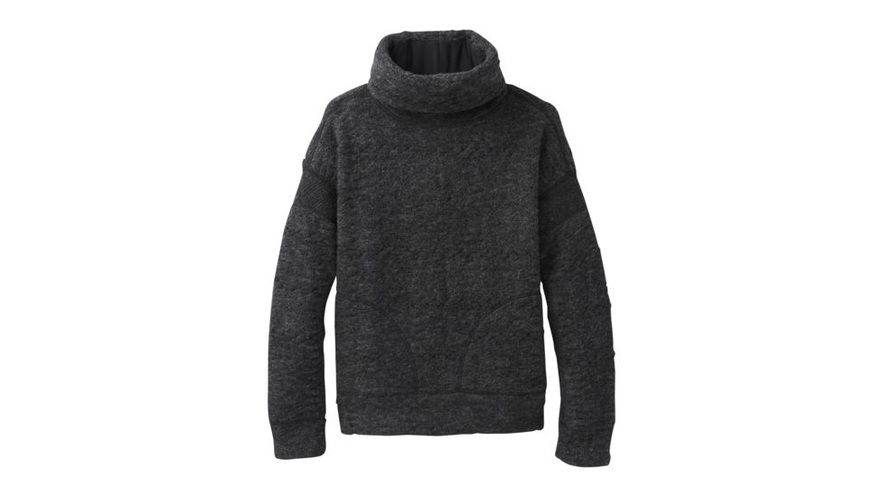 prAna Crestland Pullover - Womens, Charcoal Heather, Medium, W23180548-CCHT-M