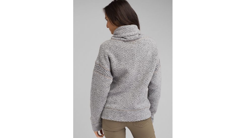 prAna Crestland Pullover - Womens, Heather Grey, Small, W23180548-HTGY-S