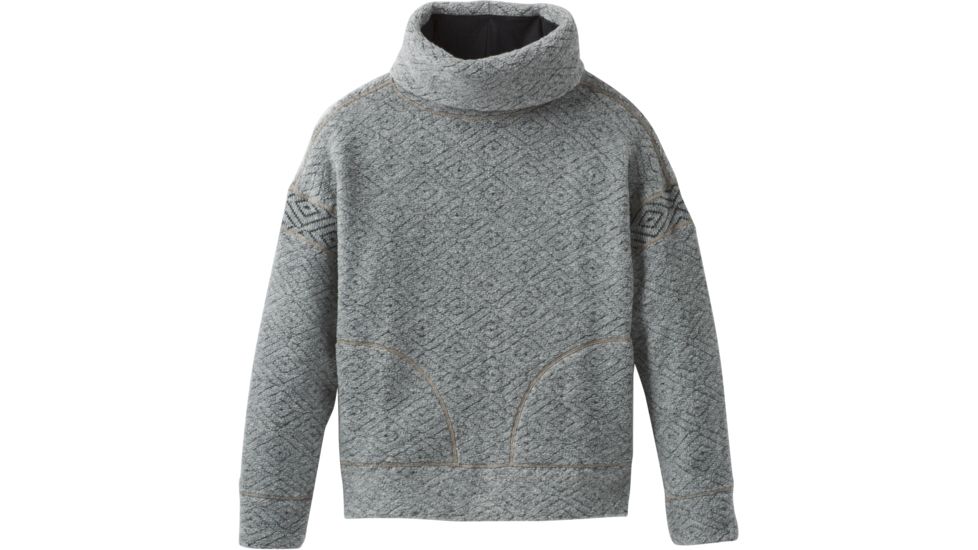 prAna Crestland Pullover - Womens, Heather Grey, Small, W23180548-HTGY-S