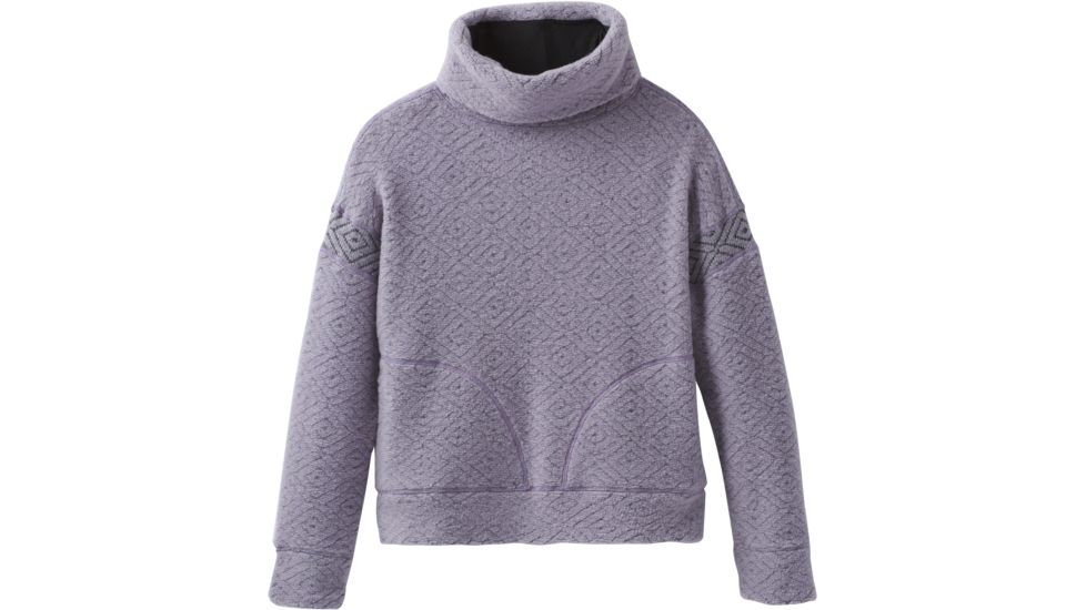 prAna Crestland Pullover - Womens, Moonstone Heather, Large, W23180548-MSHT-L