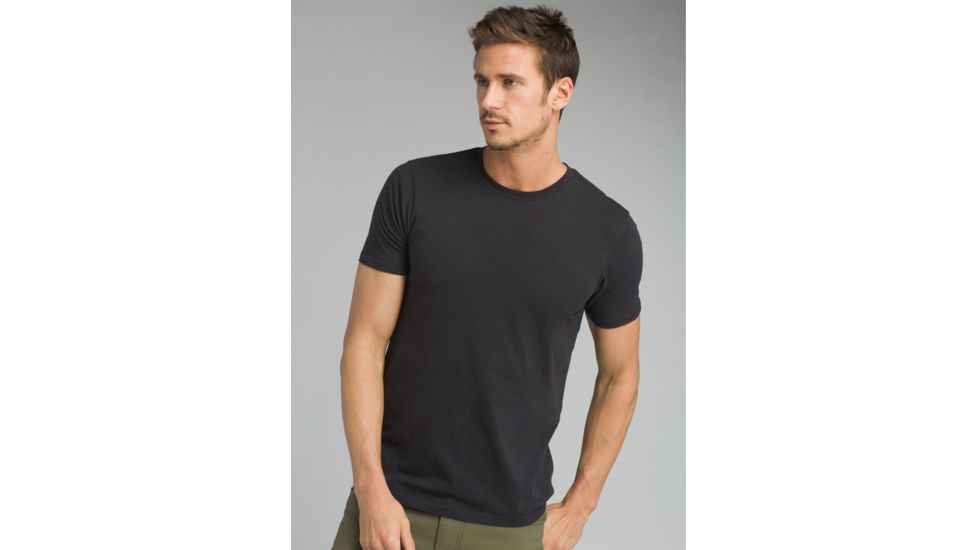 prAna Crew T-Shirt - Men's, Black, XXL, M1CREW114-BLK-XXL