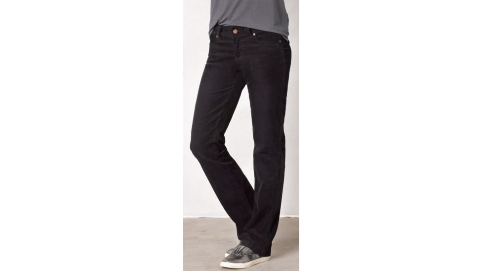 prAna Crossing Cord Pant - Women's-Black-Regular Inseam-4