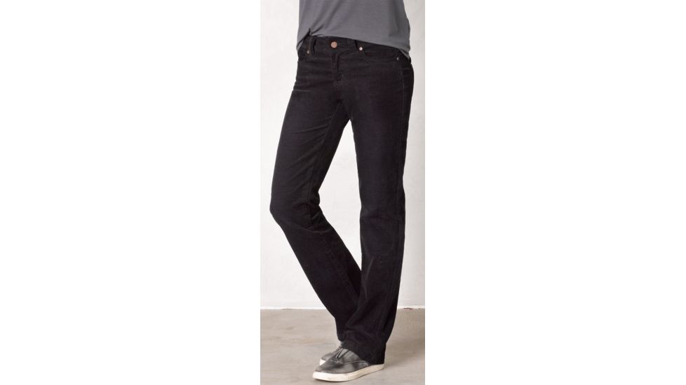 prAna Crossing Cord Pant - Women's-Black-Long Inseam-4
