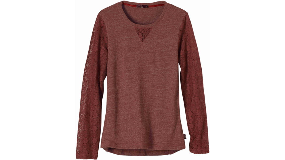prAna Darla Top - Women's-Deep Marsala-X-Small