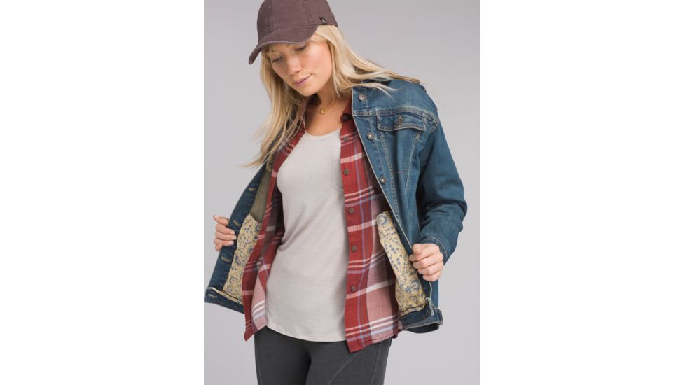 prAna Detra Jacket - Womens, Heritage Wash, Large, W23180506-HEWA-L