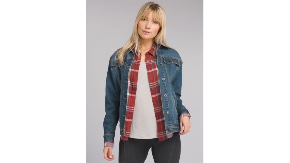 prAna Detra Jacket - Women's, Heritage Wash, Large, W23180506-HEWA-L