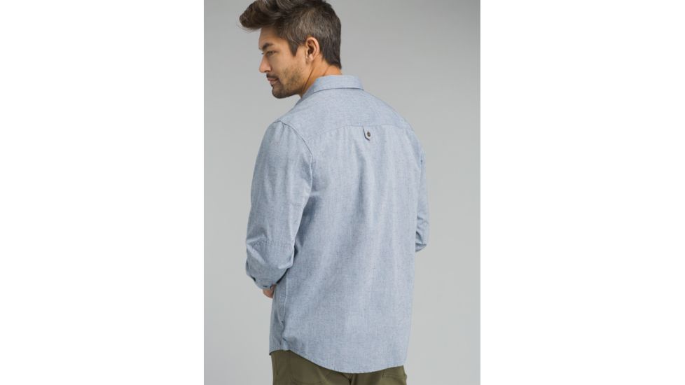 prAna Dilettante Long Sleeve - Mens, Nautical, Large, M23180488-NAU-L