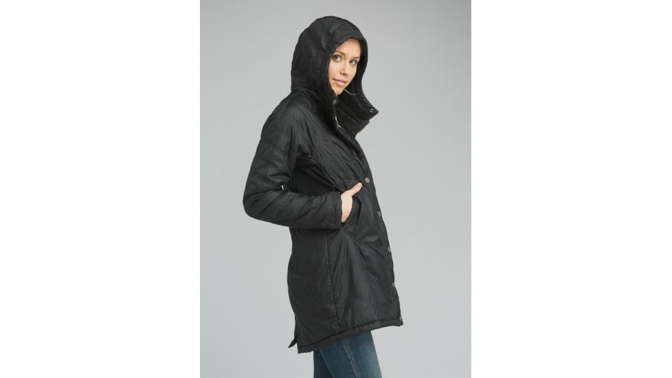 prAna Diva Long Jacket - Womens, Black, XSmall, W23180562-BLK-XS