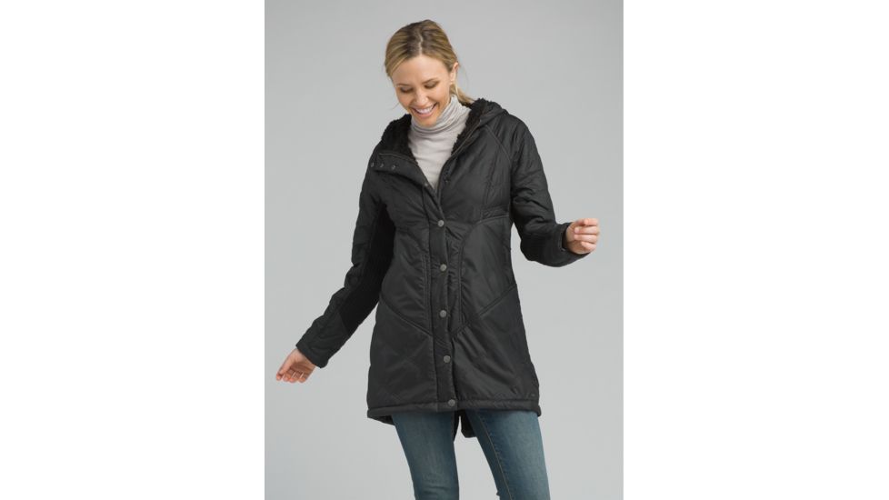 prAna Diva Long Jacket - Women's, Black, XSmall, W23180562-BLK-XS