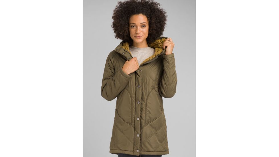 prAna Diva Long Jacket - Womens, Slate Green, Medium, W23180562-SLGR-M