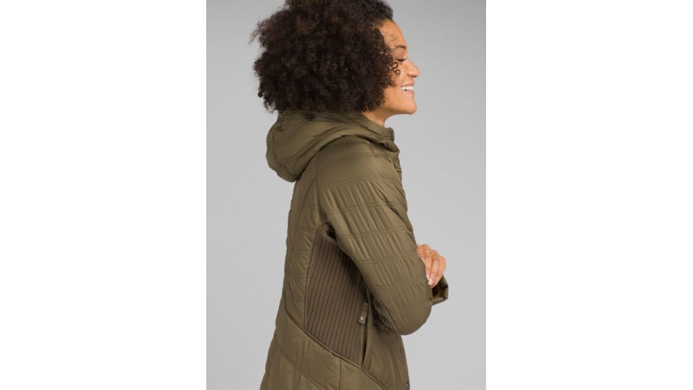 prAna Diva Long Jacket - Womens, Slate Green, Medium, W23180562-SLGR-M
