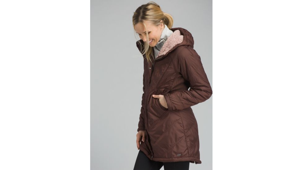 prAna Diva Long Jacket - Womens, Wedged Wood, Large, W23180562-WDWO-L