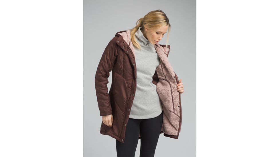 prAna Diva Long Jacket - Women's, Wedged Wood, Large, W23180562-WDWO-L