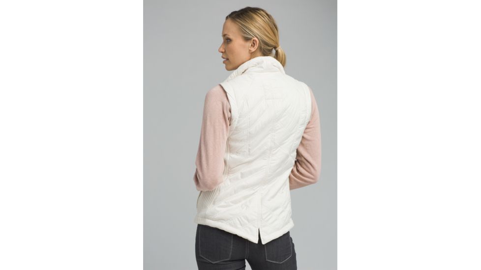 prAna Diva Vest, Snap Button Closure - Womens, Bone, XSmall, W13180560-BON-XS