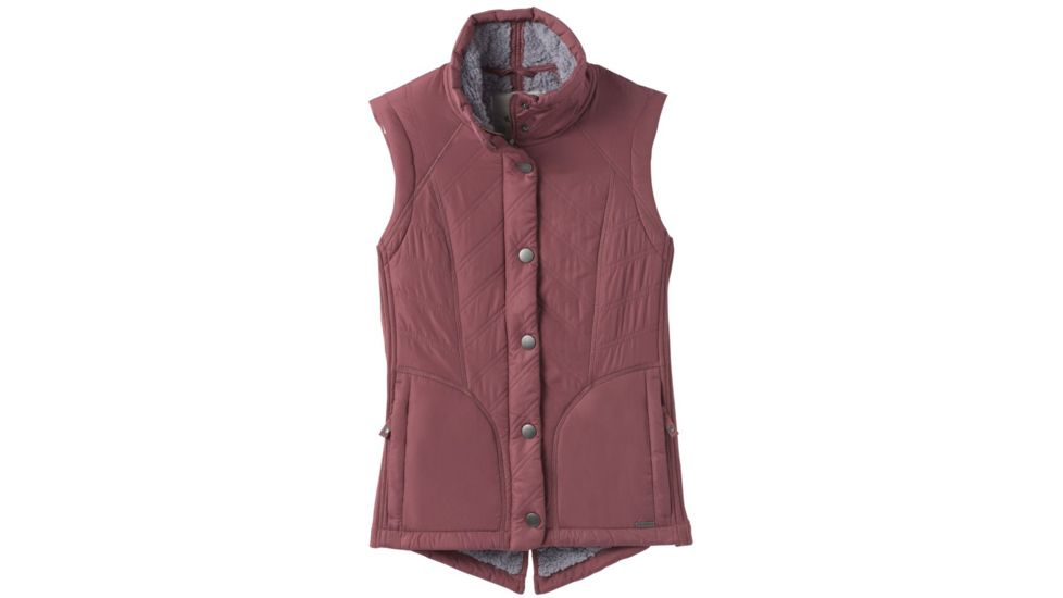 prAna Diva Vest, Snap Button Closure - Womens, Brandy, Extra Small, W13180560-BDY-XS