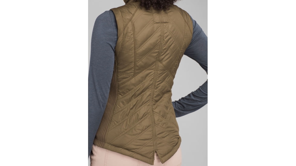 prAna Diva Vest, Snap Button Closure - Womens, Slate Green, Large, W13180560-SLGR-L