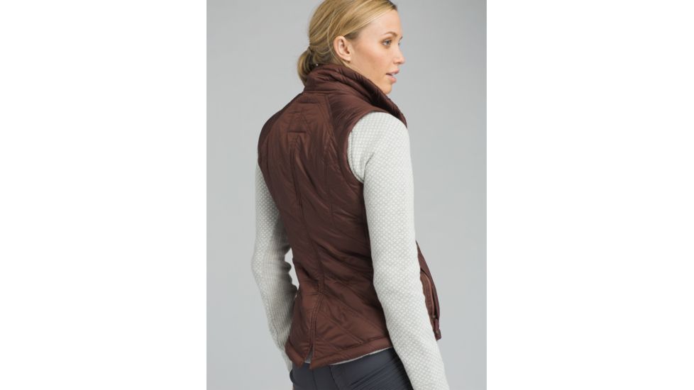 prAna Diva Vest, Snap Button Closure - Womens, Wedged Wood, Large, W13180560-WDWO-L