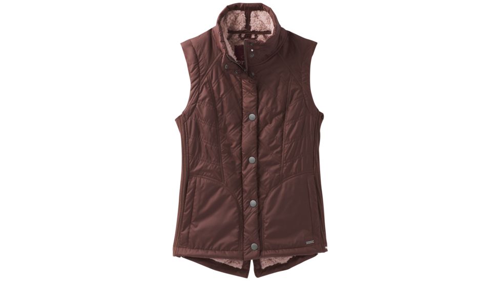 prAna Diva Vest, Snap Button Closure - Womens, Wedged Wood, Large, W13180560-WDWO-L