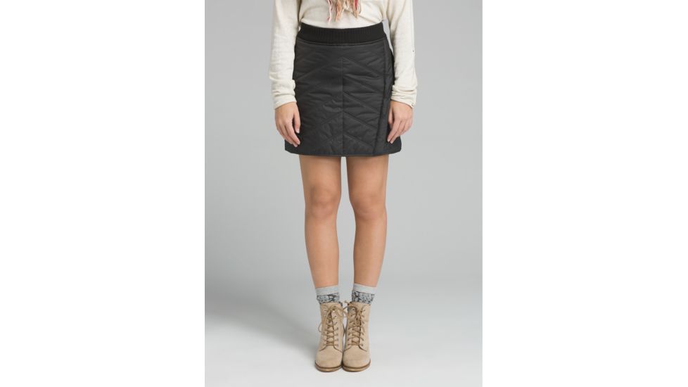prAna Diva Wrap Skirt - Womens, Black, Large, W33180511-BLK-L