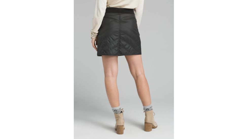 prAna Diva Wrap Skirt - Womens, Black, Large, W33180511-BLK-L