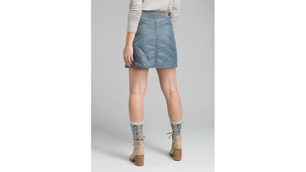 prAna Diva Wrap Skirt - Womens, Weathered Blue, Medium, W33180511-WEBL-M