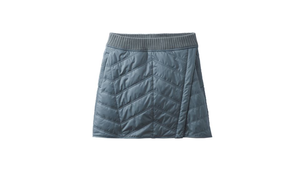 prAna Diva Wrap Skirt - Womens, Weathered Blue, Medium, W33180511-WEBL-M