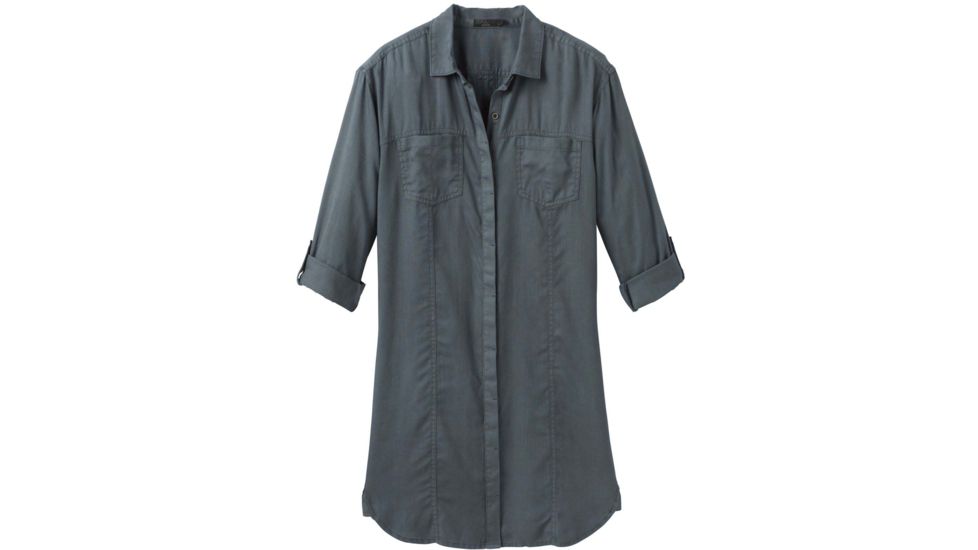 prAna Doryan Dress - Womens, Chalkboard, Small, W31202009-CHBD-S