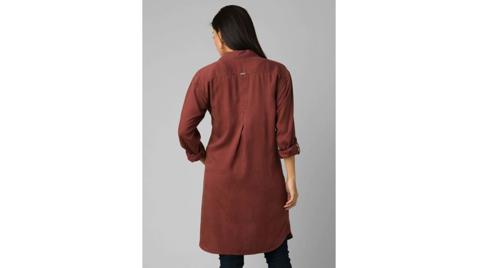 prAna Doryan Dress - Womens, Vino, Small, W31202009-VINO-S