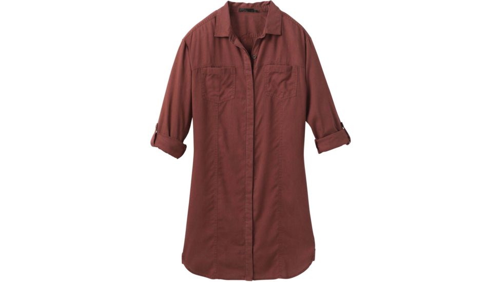 prAna Doryan Dress - Womens, Vino, Small, W31202009-VINO-S