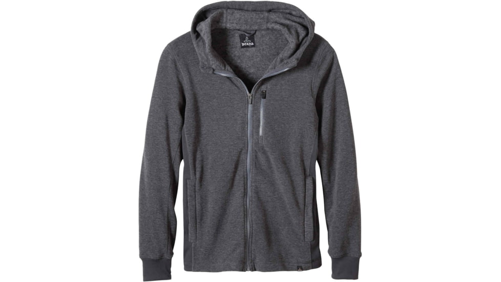 prAna Drey Full Zip Jacket - Men's -Coal-Medium
