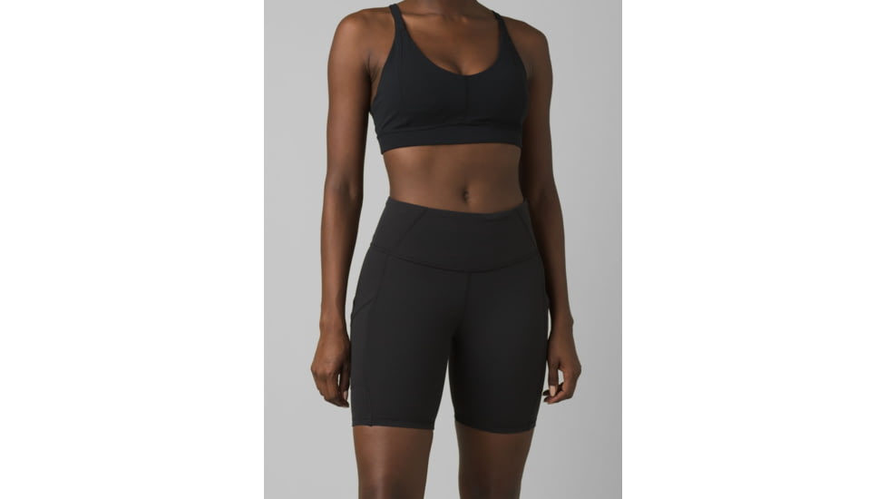 prAna Electa Short Shorts, Black, Large, 1966011-001-L