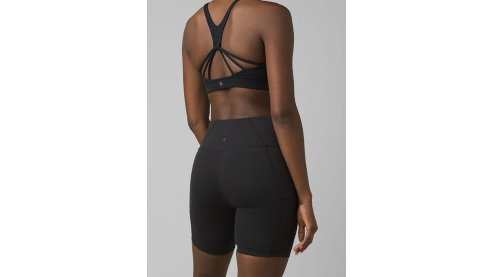 prAna Electa Short Shorts, Black, Large, 1966011-001-L