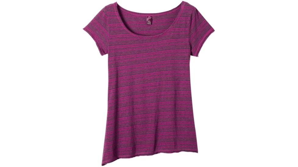 prAna Elin Top - Women's-Vivid Viola Stripe-Large