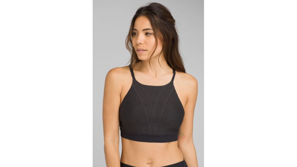 prAna Elisha Bra - Womens, Black, Extra Small, W13190922-BLK-XS
