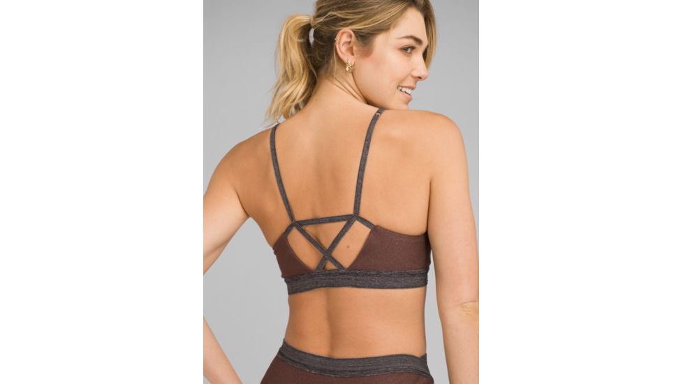 prAna Elisha Bra - Womens, Cocoa, Extra Small, W13190922-COA-XS