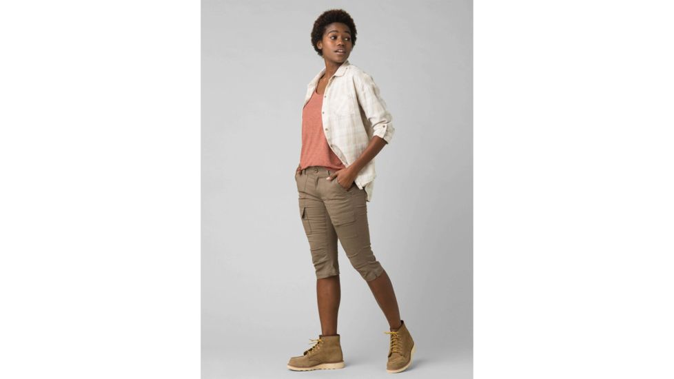 prAna Elle Knicker Capri - Womens, Mud, 6, W41202012-MUD-6