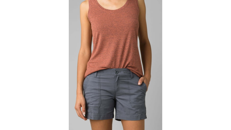 prAna Elle Short - Womens, Chalkboard, 8, 5 in, 5 in, W3120RG42-CHBD-8