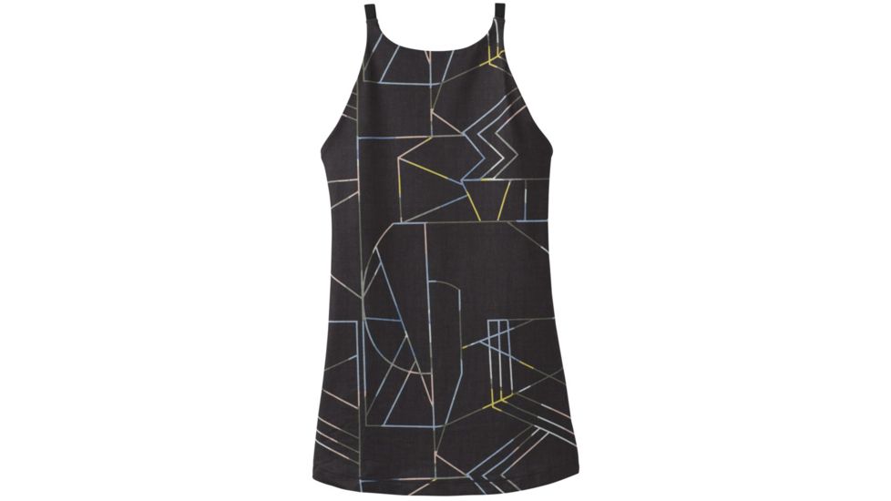 prAna Emsley Top - Womens, Black Jigsaw, Large, W13180827-BKJS-L